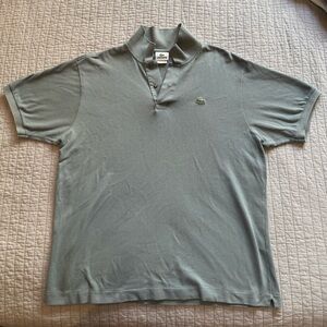 Lacoste Men’s polo shirt. Size 6/XL. Light teal green.